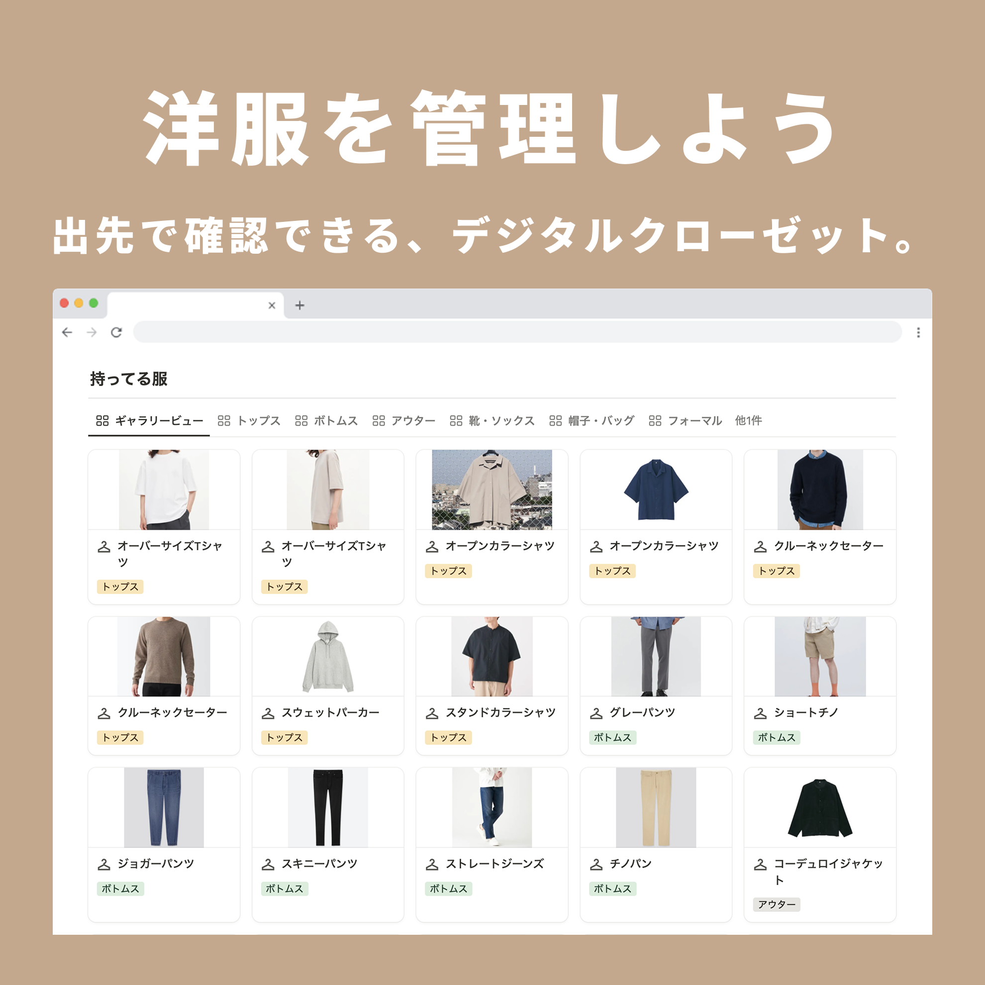 Notion Wardrobe Template