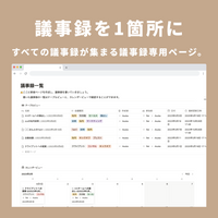 Notion 議事録テンプレート